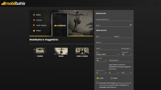 Mobilbahis Casino’da Nasıl Hesap Açabilirim?