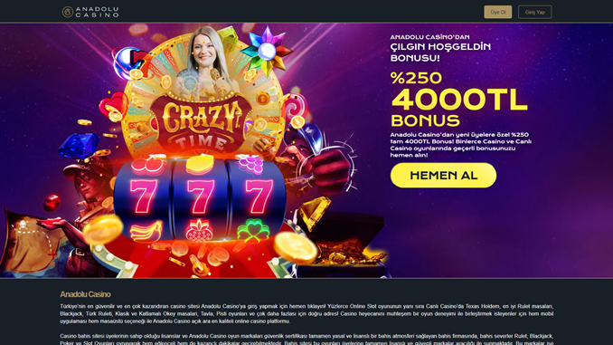 Anadolucasino giriş adresi